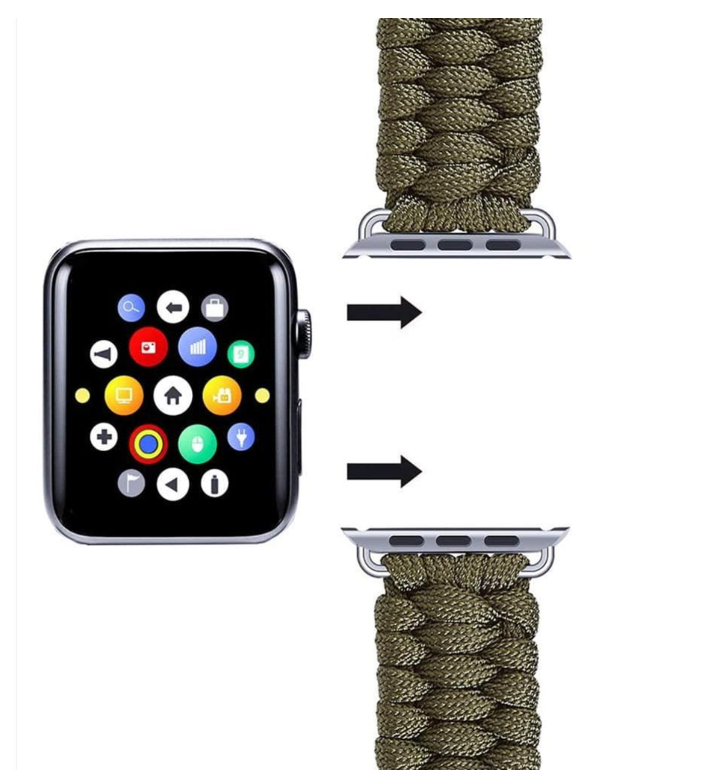 Paracord Apple Watch Strap